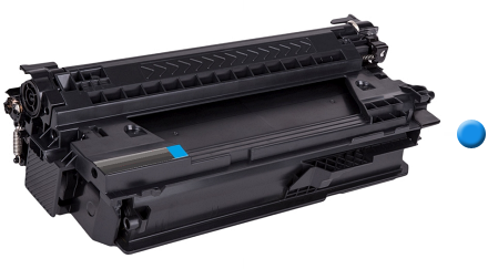 Toner-Patrone rebuilt (Mit neuestem CHIP) HP (CF461X / 656X) cyan blau, Color LaserJet Enterprise M-652DN/N/Series, M-653DH/DN/Series/X