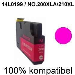 Drucker-Patrone kompatibel Lexmark (14L0199/NO.200XLA/210XL) Magenta Officeedge PRO 4000/4000C/4000Series/5500/5500Series/5500T